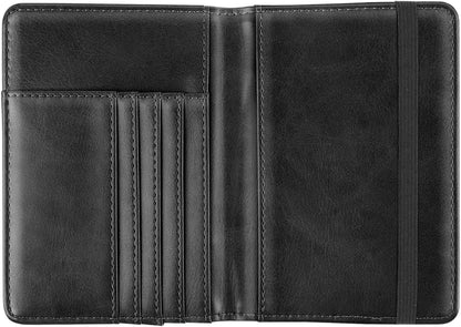 Passport Holder Cover, RFID Travel Wallet Women Card Holder | Travel Essentials, Passport Book Holders, Passport Cover Case, PU Leather, Cute, Thin, Spliced Design, Green Flower - Colors A