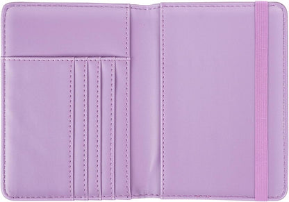 Passport Holder Cover, RFID Travel Wallet Women Card Holder | Travel Essentials, Passport Book Holders, Passport Cover Case, PU Leather, Cute, Thin, Spliced Design, Green Flower - Colors A