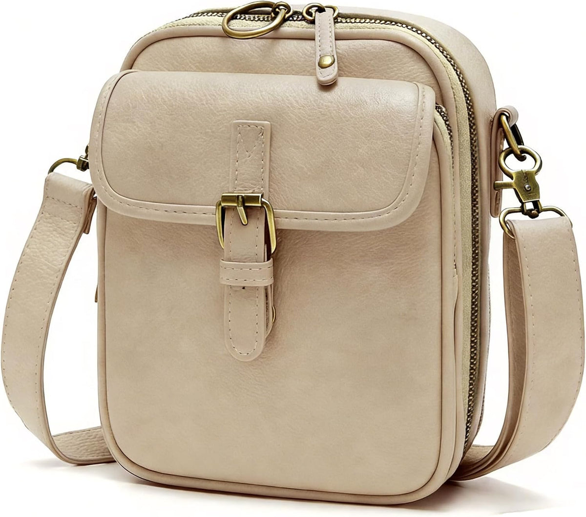 Small Crossbody Bags for Women Vegan Leather Messenger Purses, Vintage Wallet Anti Theft Shoulder Handbags with Card Slots