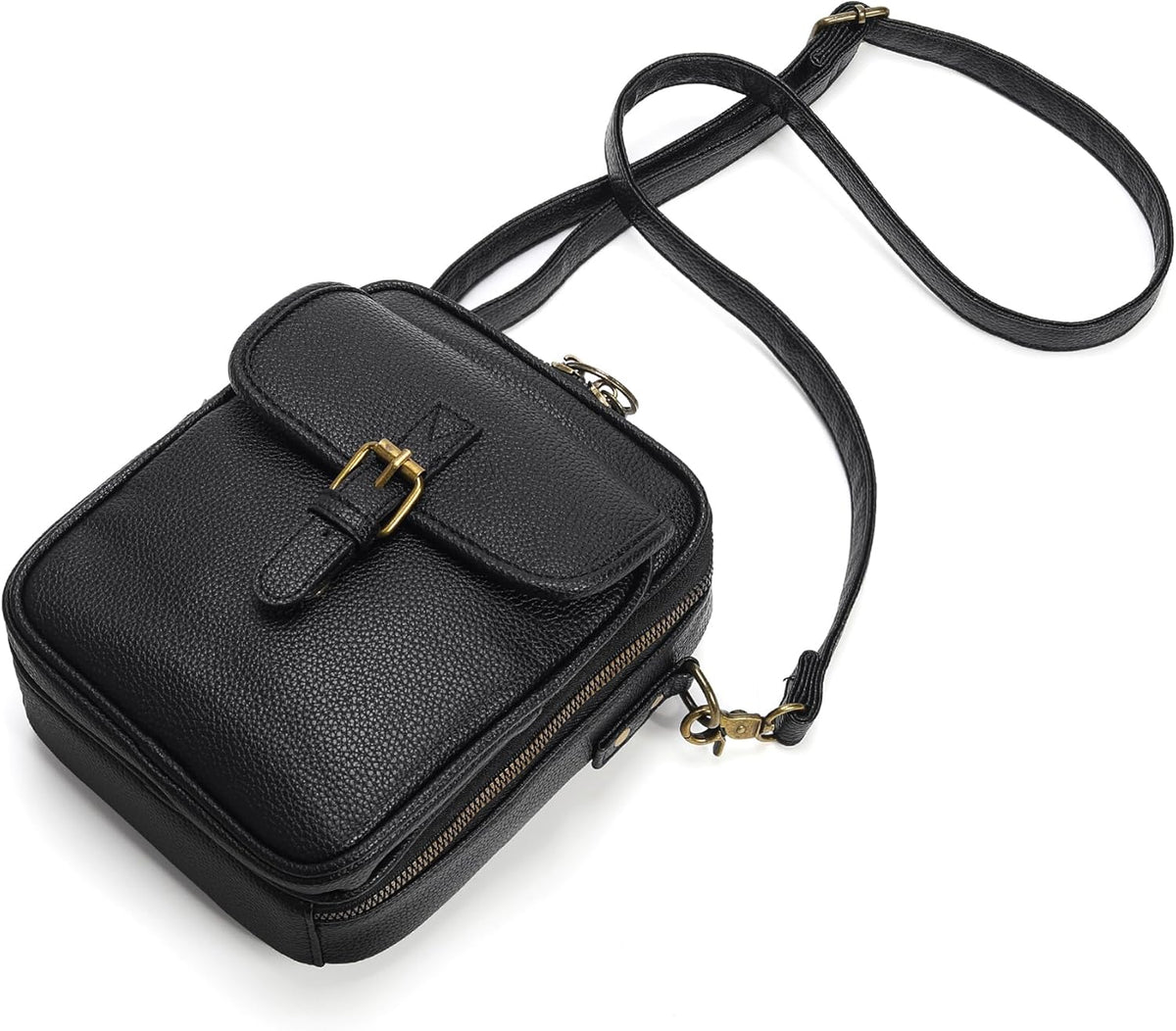 Small Crossbody Bags for Women Vegan Leather Messenger Purses, Vintage Wallet Anti Theft Shoulder Handbags with Card Slots
