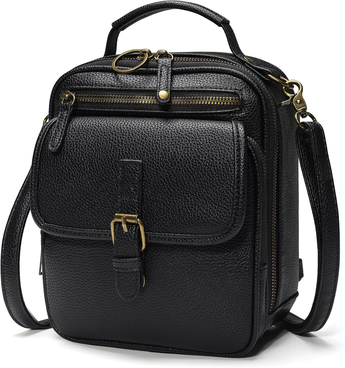 Small Crossbody Bags for Women Vegan Leather Messenger Purses, Vintage Wallet Anti Theft Shoulder Handbags with Card Slots