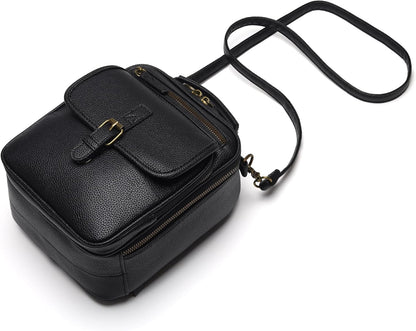 Small Crossbody Bags for Women Vegan Leather Messenger Purses, Vintage Wallet Anti Theft Shoulder Handbags with Card Slots
