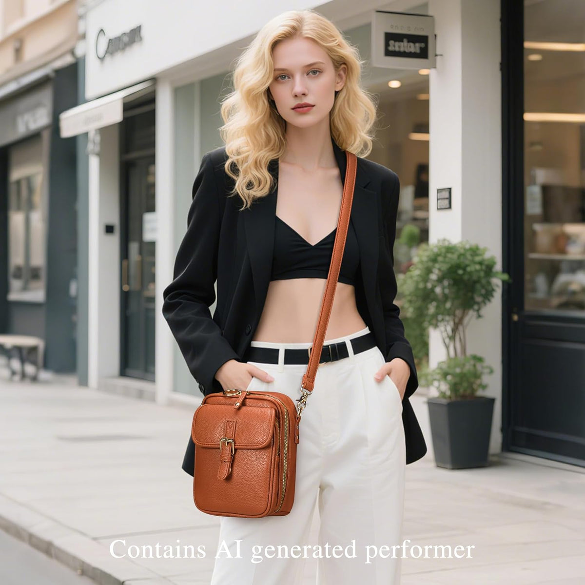 Small Crossbody Bags for Women Vegan Leather Messenger Purses, Vintage Wallet Anti Theft Shoulder Handbags with Card Slots