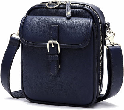 Small Crossbody Bags for Women Vegan Leather Messenger Purses, Vintage Wallet Anti Theft Shoulder Handbags with Card Slots