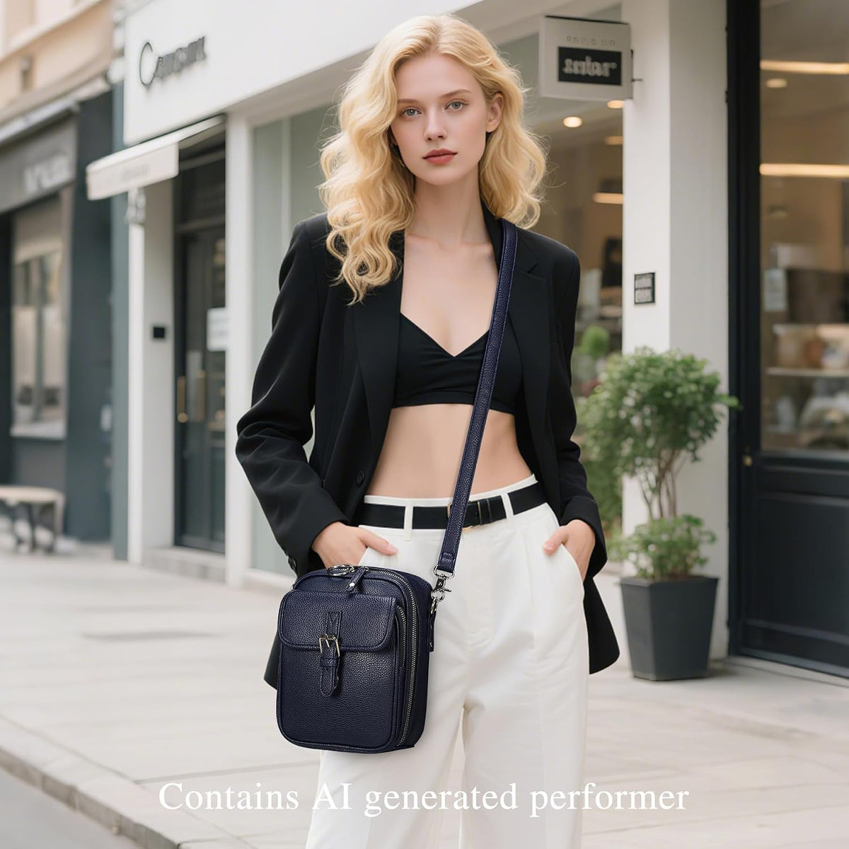 Small Crossbody Bags for Women Vegan Leather Messenger Purses, Vintage Wallet Anti Theft Shoulder Handbags with Card Slots