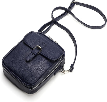 Small Crossbody Bags for Women Vegan Leather Messenger Purses, Vintage Wallet Anti Theft Shoulder Handbags with Card Slots