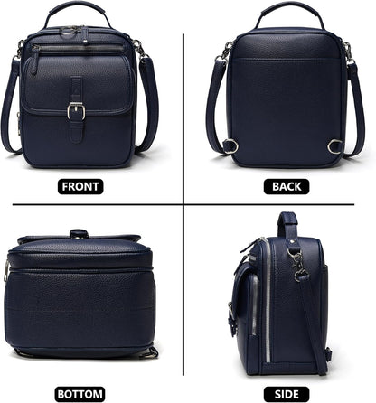 Small Crossbody Bags for Women Vegan Leather Messenger Purses, Vintage Wallet Anti Theft Shoulder Handbags with Card Slots
