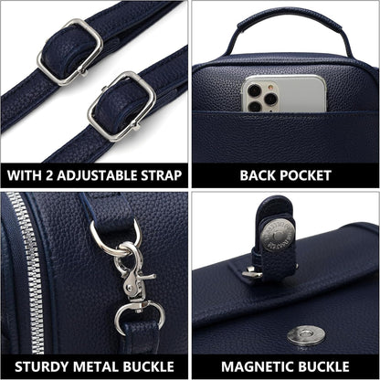 Small Crossbody Bags for Women Vegan Leather Messenger Purses, Vintage Wallet Anti Theft Shoulder Handbags with Card Slots