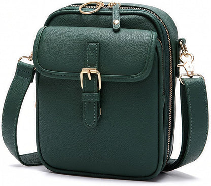 Small Crossbody Bags for Women Vegan Leather Messenger Purses, Vintage Wallet Anti Theft Shoulder Handbags with Card Slots