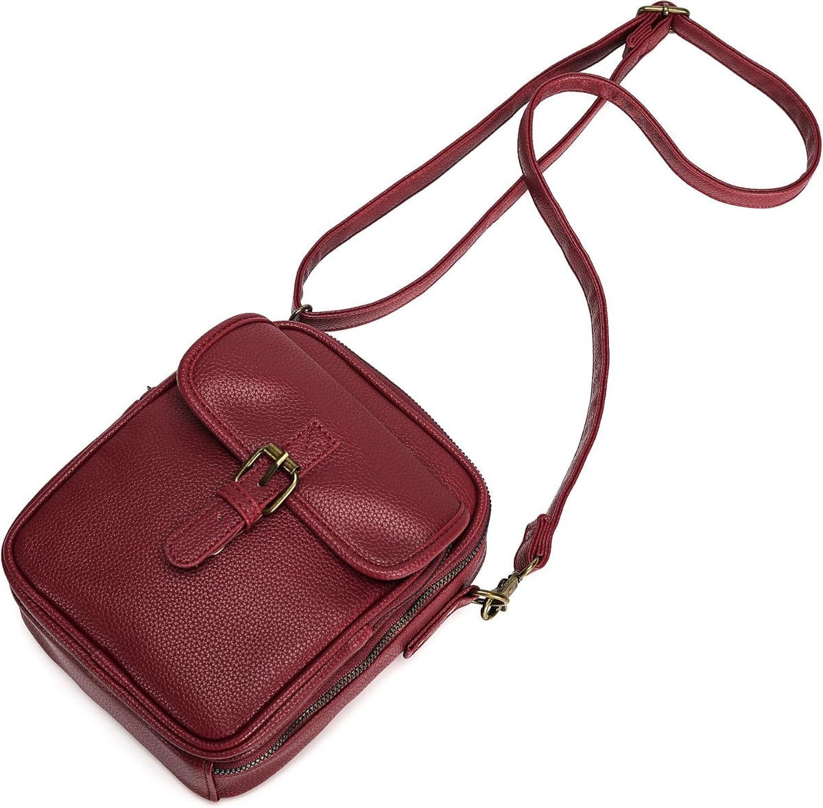Small Crossbody Bags for Women Vegan Leather Messenger Purses, Vintage Wallet Anti Theft Shoulder Handbags with Card Slots