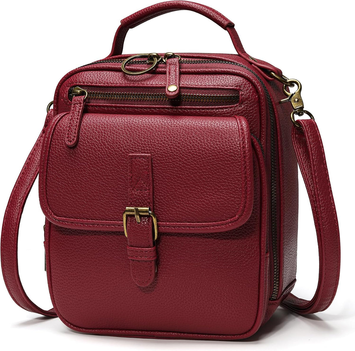 Small Crossbody Bags for Women Vegan Leather Messenger Purses, Vintage Wallet Anti Theft Shoulder Handbags with Card Slots