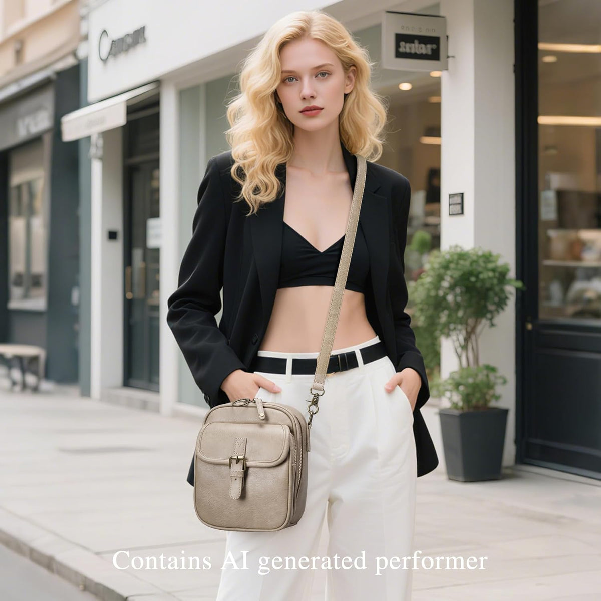 Small Crossbody Bags for Women Vegan Leather Messenger Purses, Vintage Wallet Anti Theft Shoulder Handbags with Card Slots