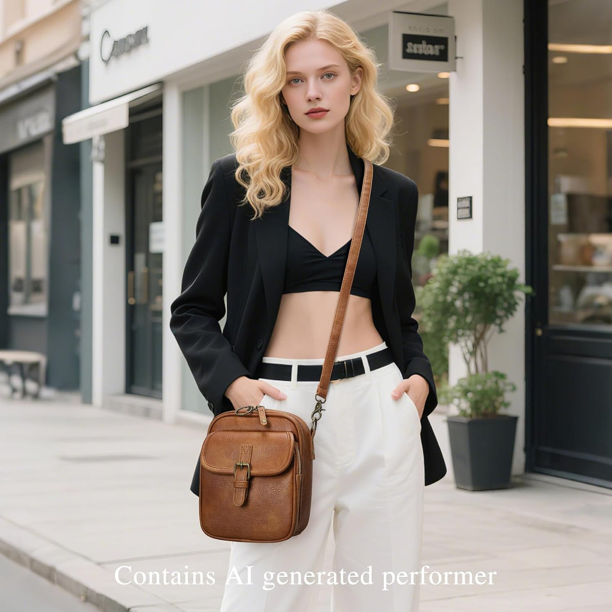Small Crossbody Bags for Women Vegan Leather Messenger Purses, Vintage Wallet Anti Theft Shoulder Handbags with Card Slots