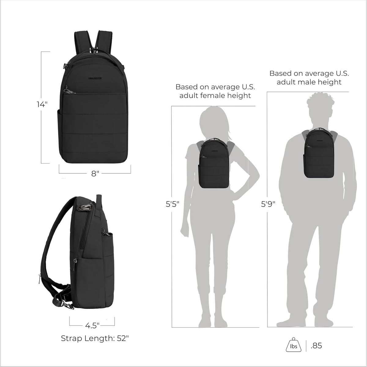 Anti-Theft Roam Convertible Backpack Sling