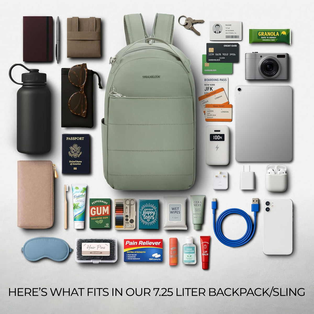 Anti-Theft Roam Convertible Backpack Sling