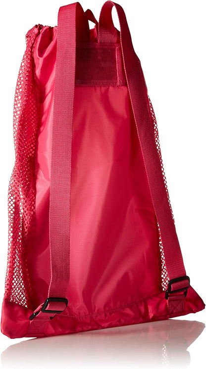Unisex-Adult Drawstring Deluxe Ventilator Mesh Equipment Bag