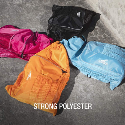 Unisex-Adult Drawstring Deluxe Ventilator Mesh Equipment Bag