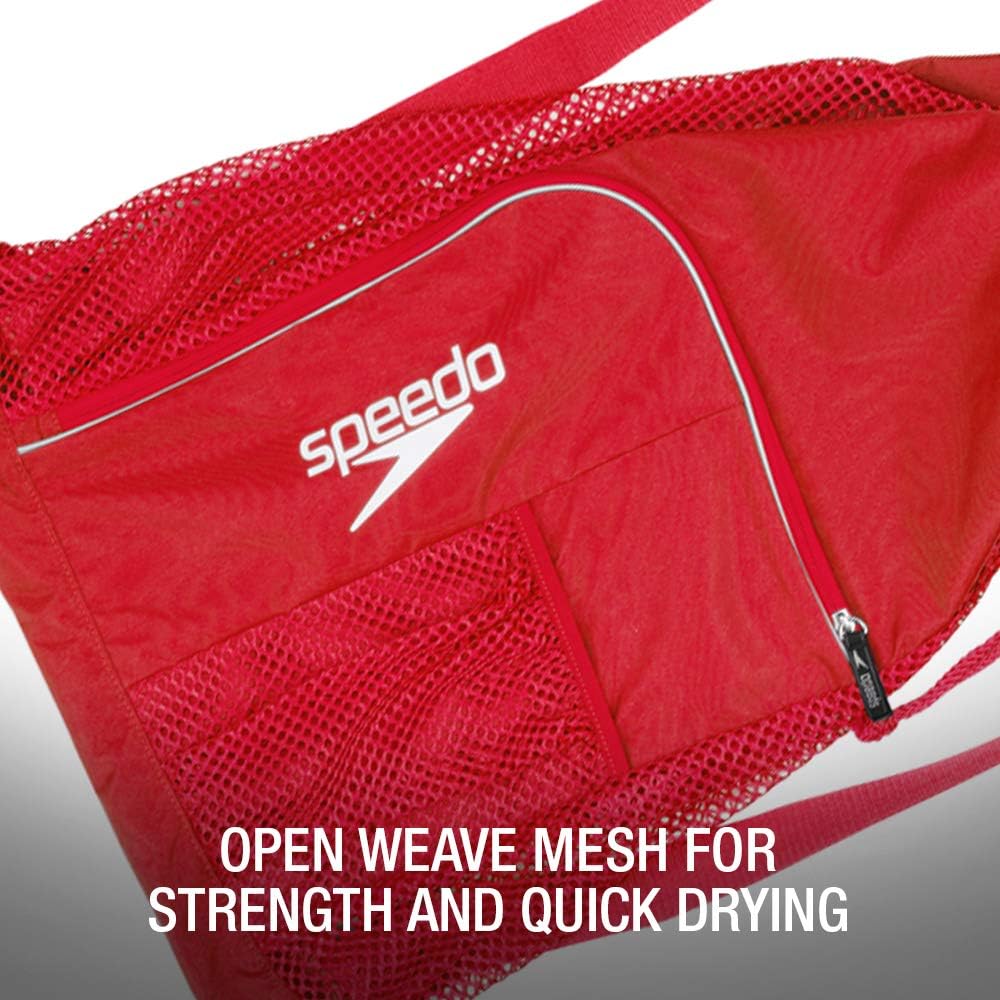 Unisex-Adult Drawstring Deluxe Ventilator Mesh Equipment Bag