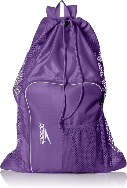 Unisex-Adult Drawstring Deluxe Ventilator Mesh Equipment Bag