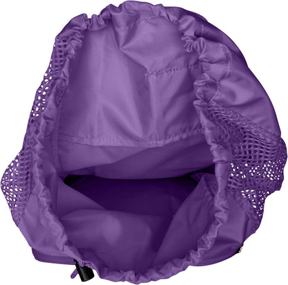 Unisex-Adult Drawstring Deluxe Ventilator Mesh Equipment Bag