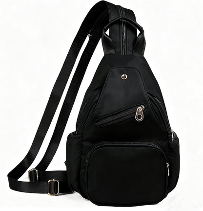 Small Sling Bag Convertible Mini Backpack for Women, Trendy Crossbody Bags Shoulder Bag for Travel Hiking Daypack