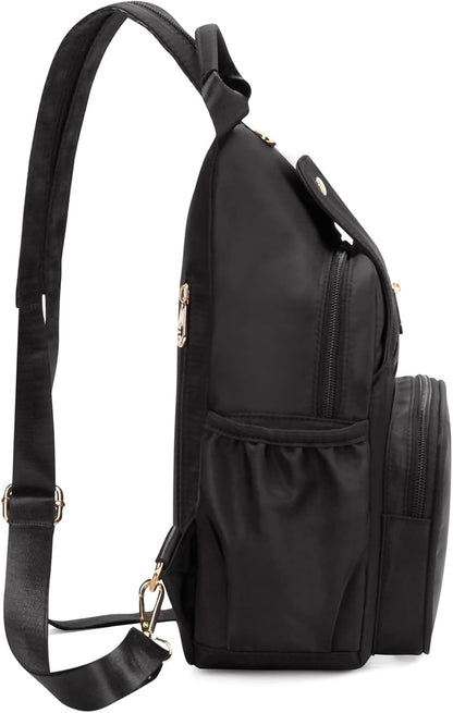 Small Sling Bag Convertible Mini Backpack for Women, Trendy Crossbody Bags Shoulder Bag for Travel Hiking Daypack