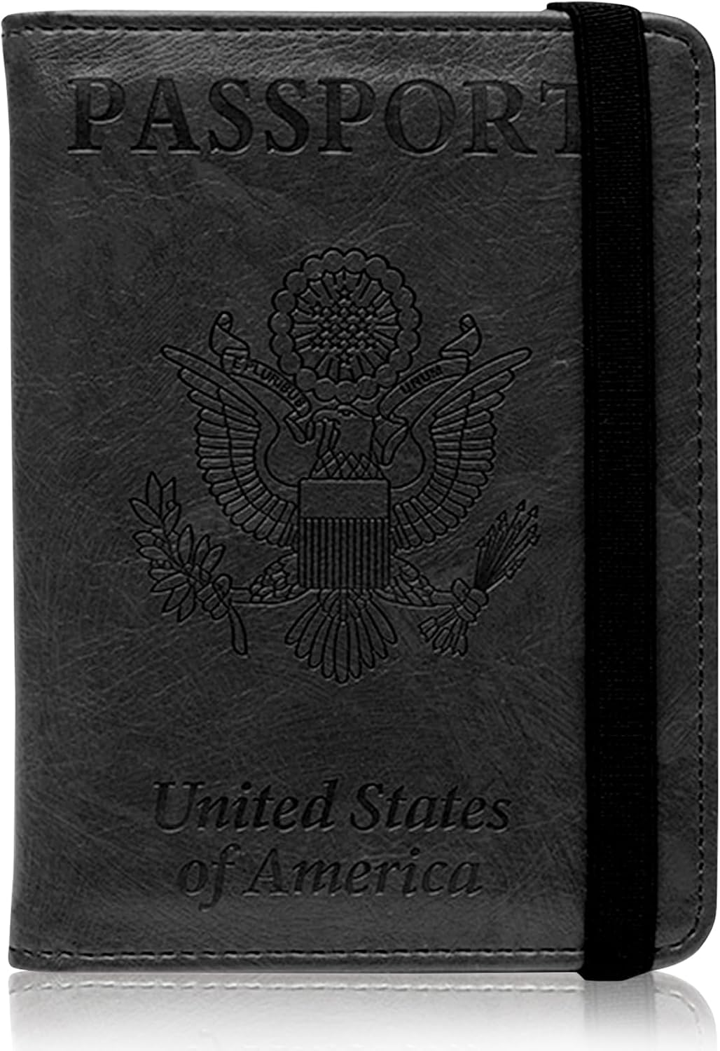 RFID Blocking Passport Holder Wallet – Leather Travel Case with Card Slots, Essential Travel Accessories for Men & Women