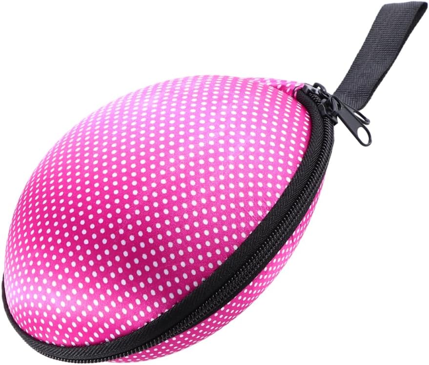 Silicone Invisible Bra Storage Case Small Zippered Travel Bag for Women Lingerie Organizer Pouch Underwear Storage Box and Toiletry Accessory Holder with Hand Strap Printed Fabric