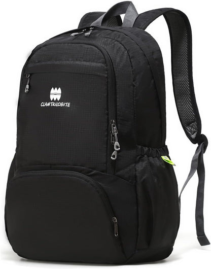 Lightweight Packable Small Hiking Backpack for Women Men - 20L Waterproof Foldable Daypack for Travel, Hiking, and Daily Use, Adjustable Chest Strap, Durable Nylon, Green