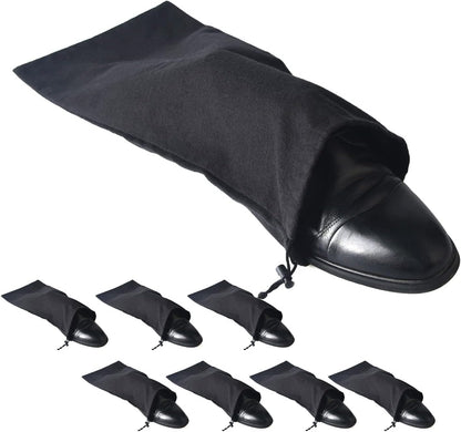 Shoe Storage Bags 100% Cotton with Drawstring for Men and Women for Travel Protecting and Storing Shoes