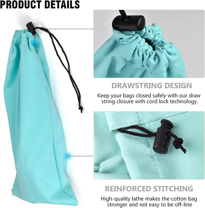 Shoe Storage Bags 100% Cotton with Drawstring for Men and Women for Travel Protecting and Storing Shoes