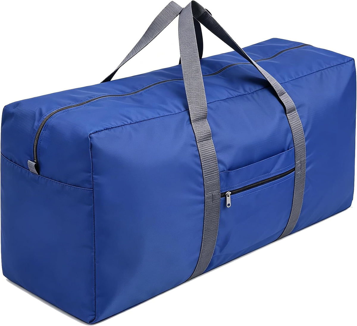 100L Heavy Duty Extra Large Foldable Travel Duffle Bag, 900D Oxford Cloth Water Resistant Lightweight Duffel for Men & Women, Red
