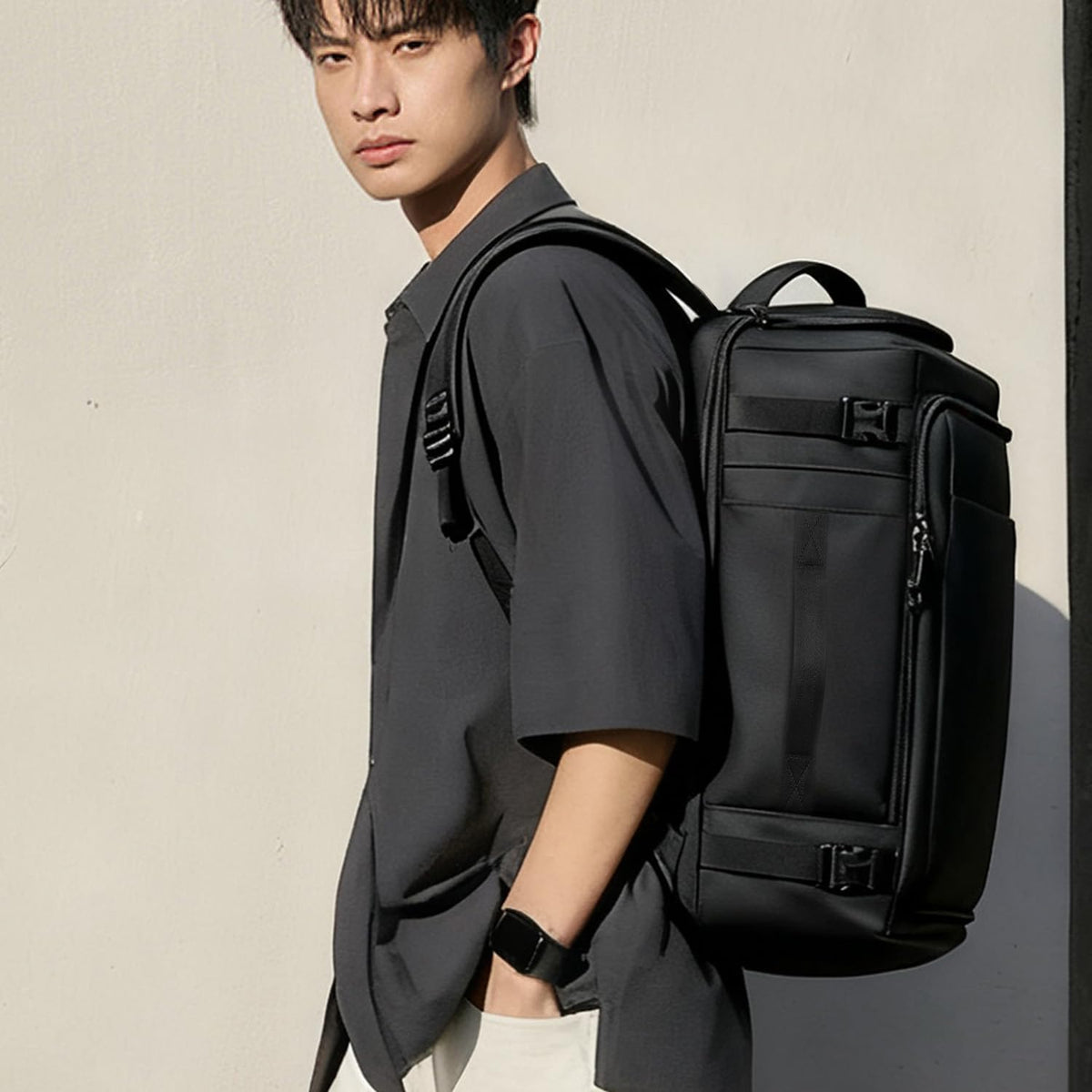 Carry On Travel Backpack Flight Approved Laptop Backpack Business Work Backpack for Women Men Large Capacity Casual Daypack with Wet/Dry Separation Pockets, Dark Green