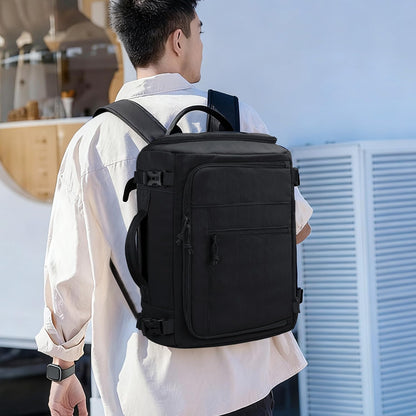 Carry On Travel Backpack Flight Approved Laptop Backpack Business Work Backpack for Women Men Large Capacity Casual Daypack with Wet/Dry Separation Pockets, Dark Green