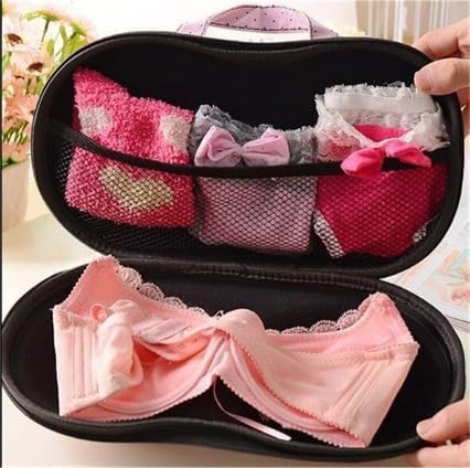 Travel Home Organizer Zip Bag Case Portable Bra Storage Bag Waterproof Bra and Underwear