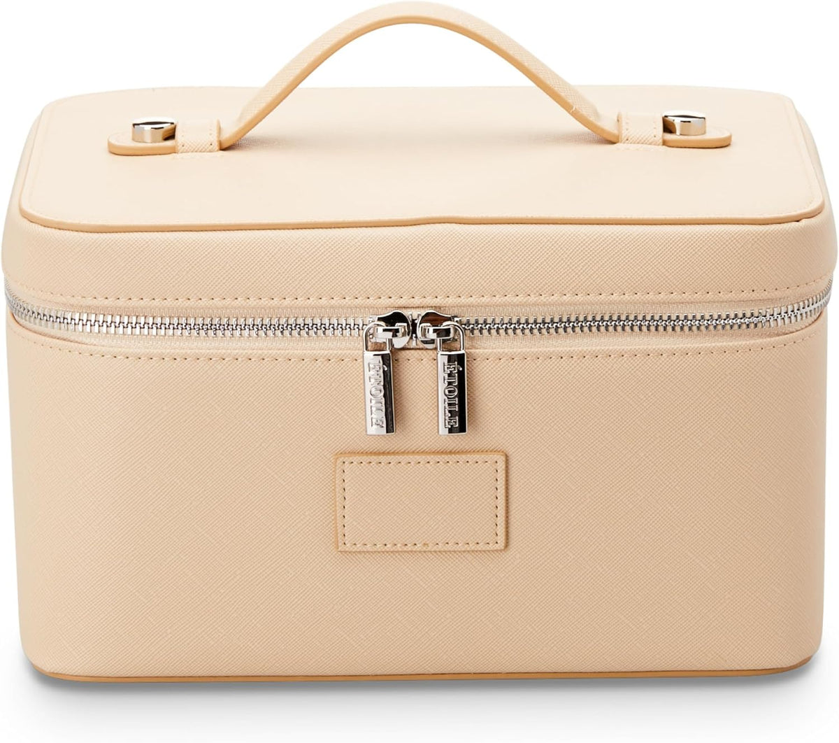 Vanity Case Lavender Pink - Stylish Travel Makeup Bag Organizer with Dividers