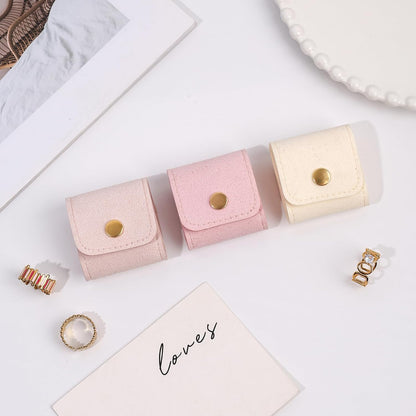 3 Pack Mini Jewelry Organizer, Travel Jewelry Case, Foldable Multifunctional Travel Jewelrys Pouch for Earrings, Necklaces, Rings, Chain Bracelets, Brooches