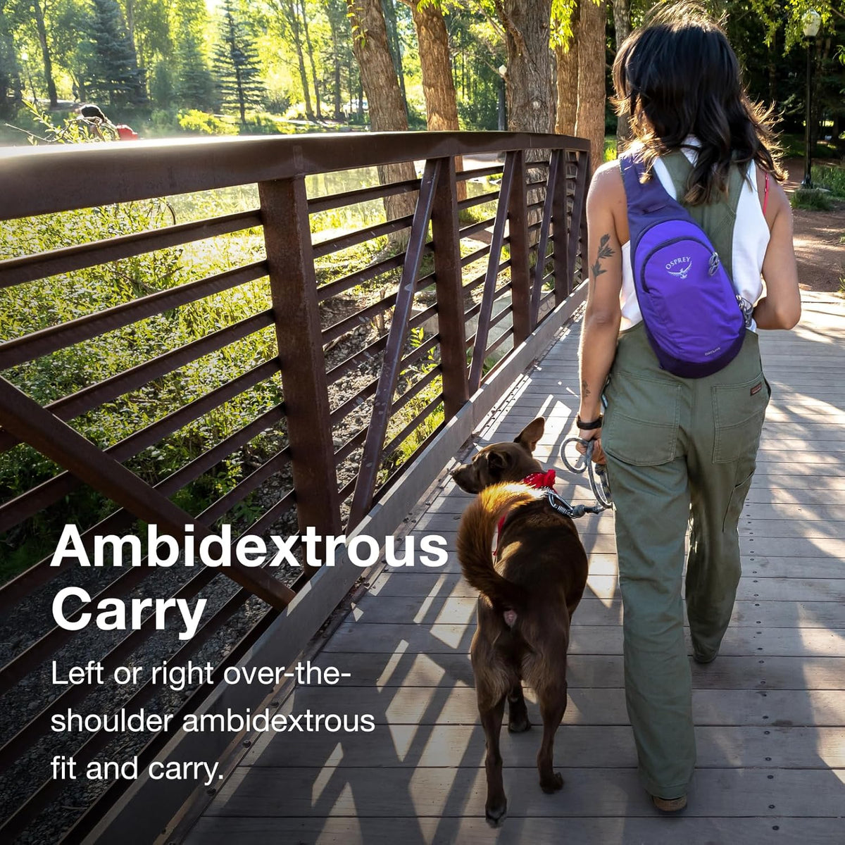 Daylite Shoulder Sling Bag - Crossbody Backpack for Everyday Carry, Festivals, and Travel