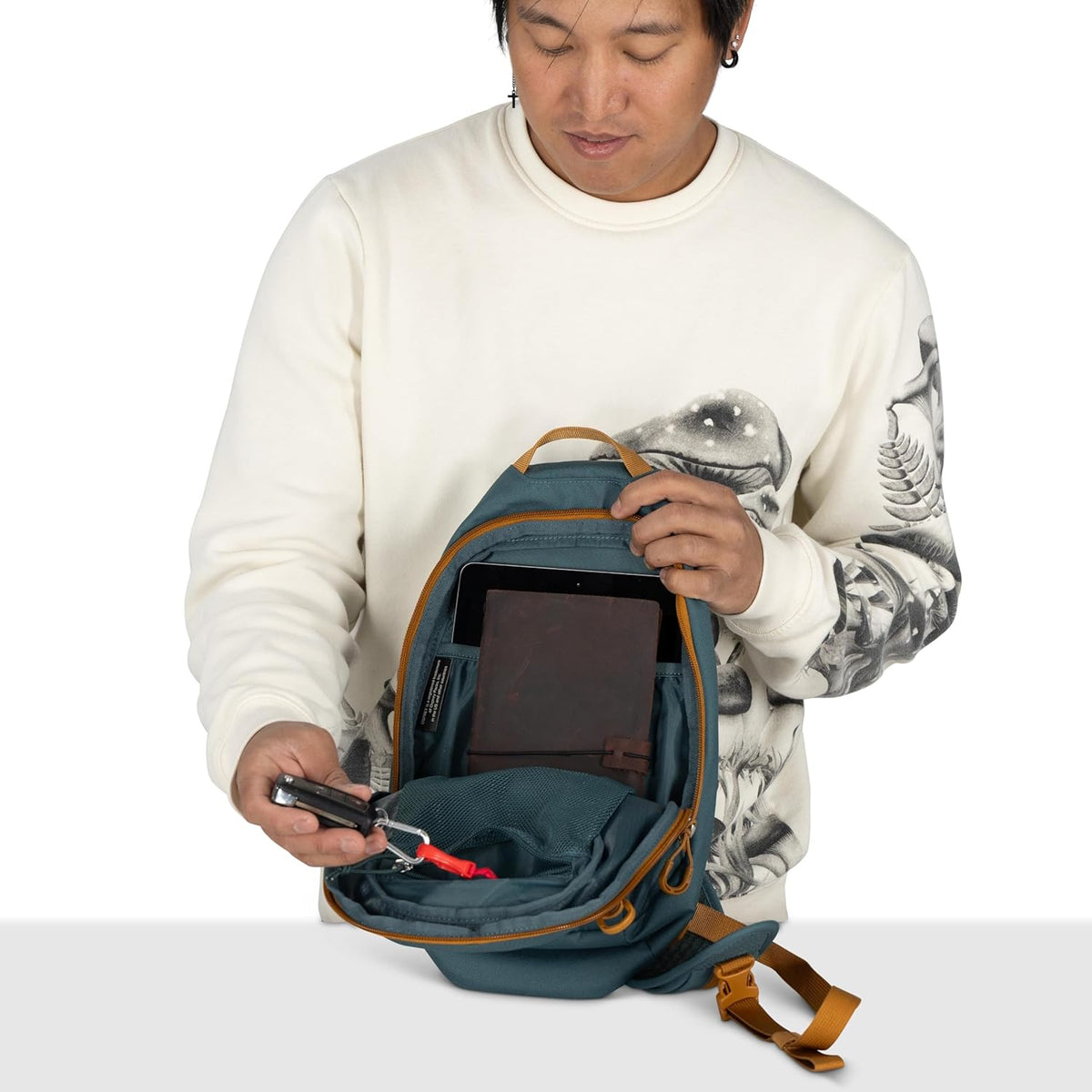 Daylite Shoulder Sling Bag - Crossbody Backpack for Everyday Carry, Festivals, and Travel