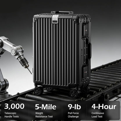 Carry on Luggage Aluminium Frame with Cup Holder, 20 Inch Zipperless Luggage with Spinner Wheels,Carry On Suitcase 22x14x9 Airline Approved for Business Travel