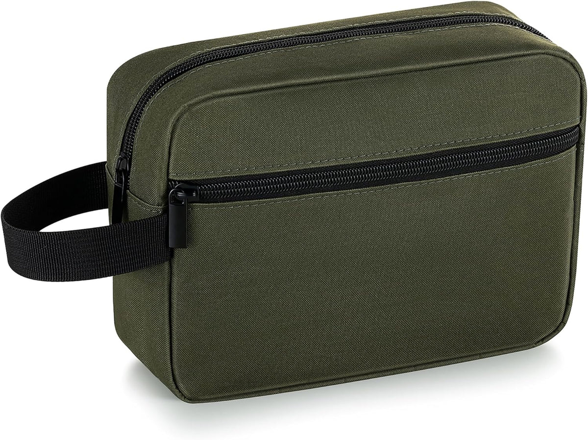 Travel Toiletry Bag for Women and Men,Lightweight Makeup Bag Hanging Dopp Kit with Shaving Compartment Cosmetic Organizer Small Tool Bag Travel Essentials,Gifts for Men(Black)