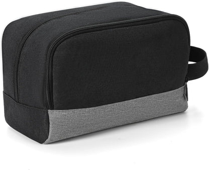 Travel Toiletry Bag for Women and Men,Lightweight Makeup Bag Hanging Dopp Kit with Shaving Compartment Cosmetic Organizer Small Tool Bag Travel Essentials,Gifts for Men(Black)