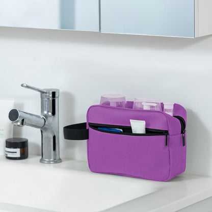 Travel Toiletry Bag for Women and Men,Lightweight Makeup Bag Hanging Dopp Kit with Shaving Compartment Cosmetic Organizer Small Tool Bag Travel Essentials,Gifts for Men(Black)