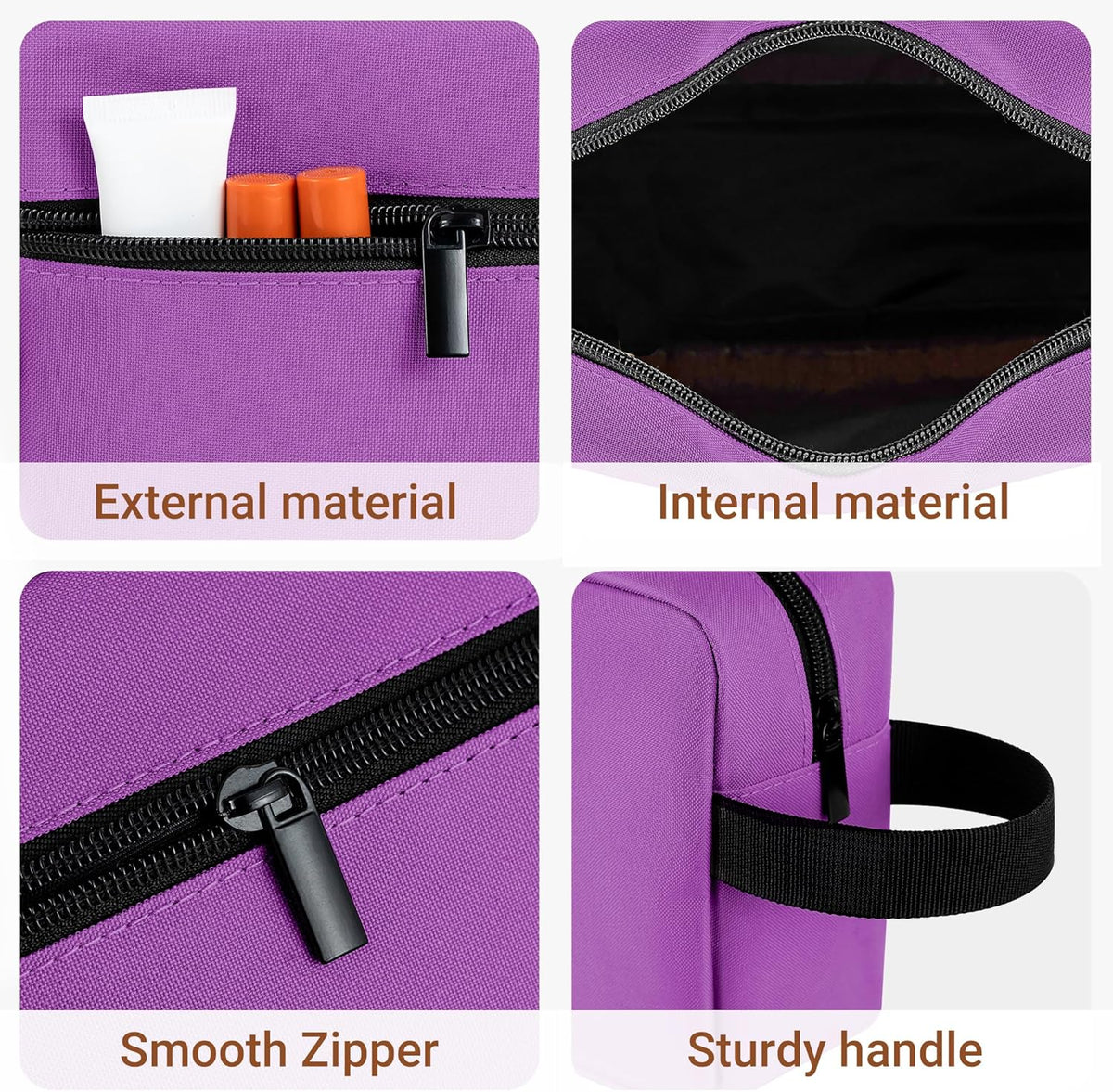 Travel Toiletry Bag for Women and Men,Lightweight Makeup Bag Hanging Dopp Kit with Shaving Compartment Cosmetic Organizer Small Tool Bag Travel Essentials,Gifts for Men(Black)