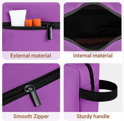 Travel Toiletry Bag for Women and Men,Lightweight Makeup Bag Hanging Dopp Kit with Shaving Compartment Cosmetic Organizer Small Tool Bag Travel Essentials,Gifts for Men(Black)