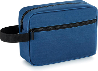 Travel Toiletry Bag for Women and Men,Lightweight Makeup Bag Hanging Dopp Kit with Shaving Compartment Cosmetic Organizer Small Tool Bag Travel Essentials,Gifts for Men(Black)