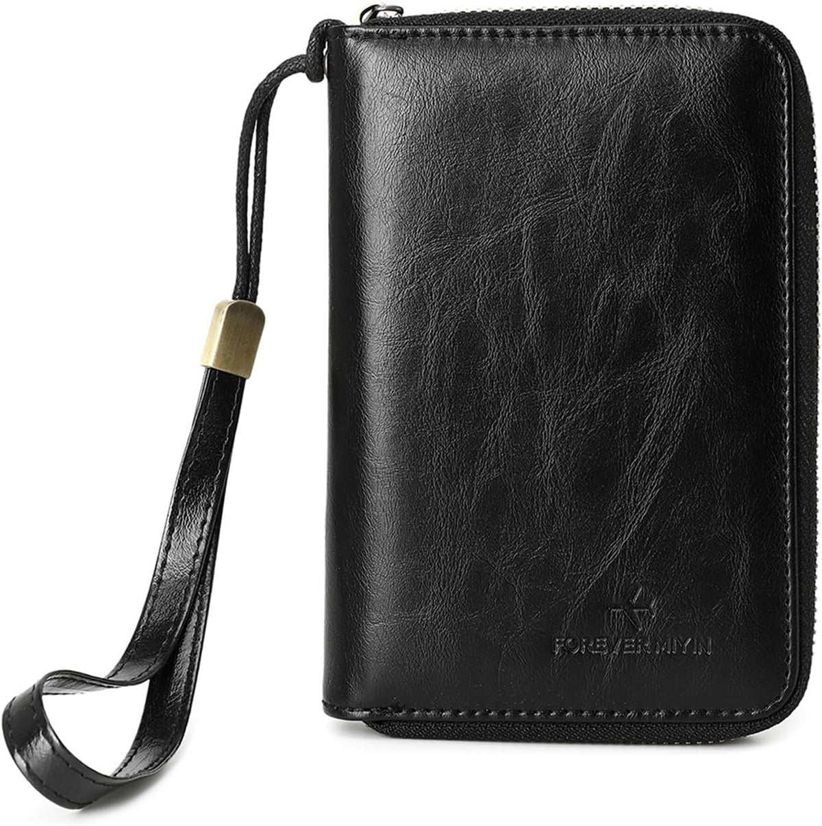 RFID Blocking Passport Holder for Wallet,with Zipper Travel Wallet Credit Cards Case Women Men Passport Cover Wallet