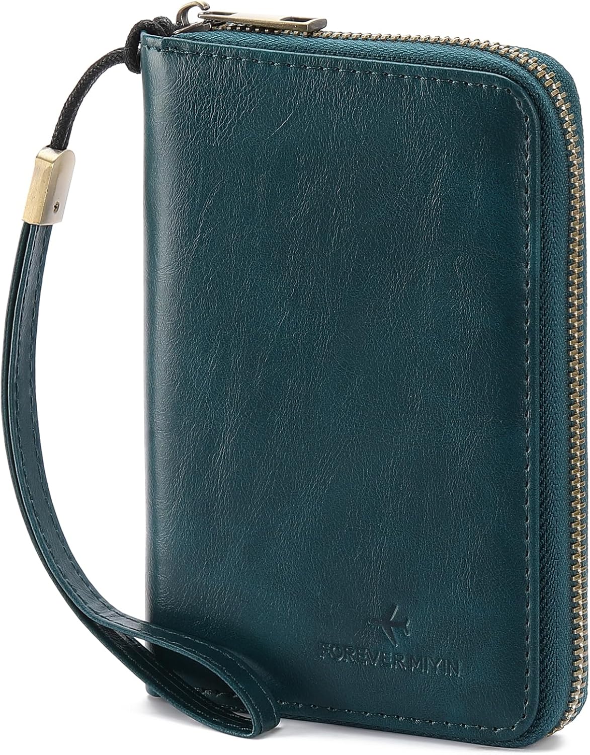 RFID Blocking Passport Holder for Wallet,with Zipper Travel Wallet Credit Cards Case Women Men Passport Cover Wallet