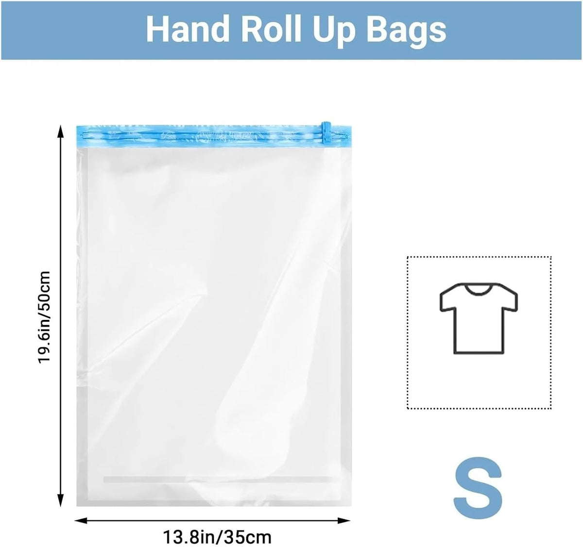 Roll Up Travel Space Saver Storage Bags For Luggage Clothes Cruise Ship Essentials Home Packing-Organizer((S))