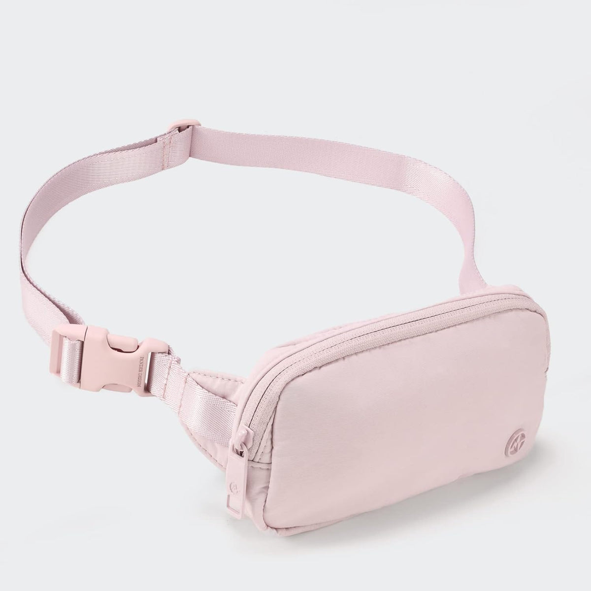 Mini Belt Bag – Ultra Compact, Fits 6.7” Phone, Lipstick, Earbuds, Essentials, Small Crossbody Waist Purse, Black Onyx